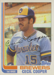 1982 Topps Cecil Cooper